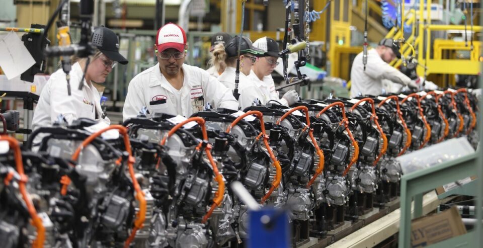 Planta de motores Honda en Ohio produce su motor 30 millones