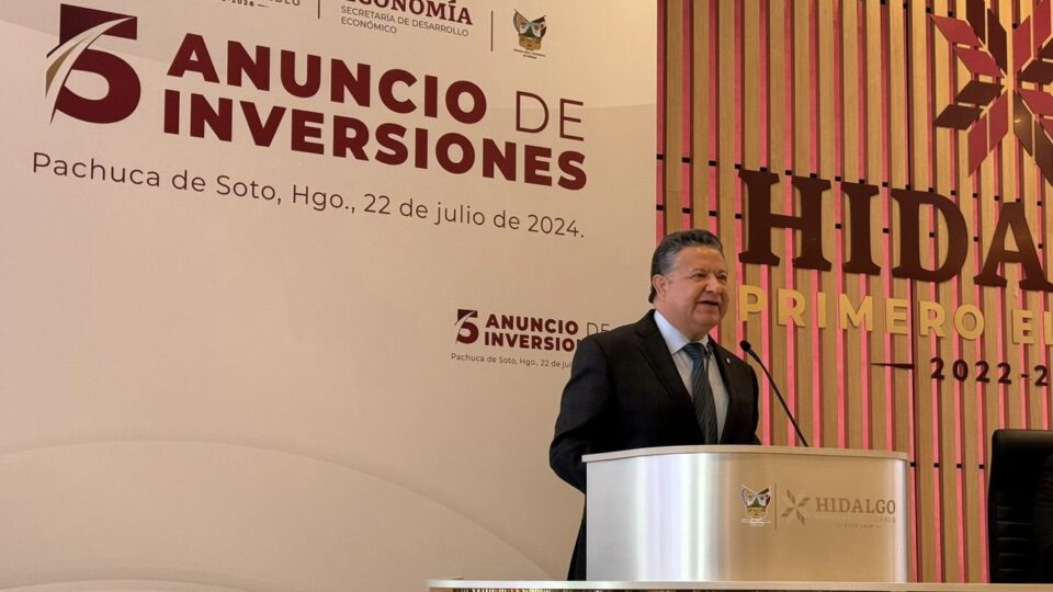 Hidalgo anuncia quinto paquete de inversiones industriales por16,783 mdp