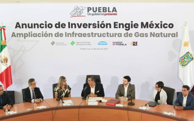Engie México invertirá 1,195 mdp para ampliar infraestructura de gas natural en Puebla