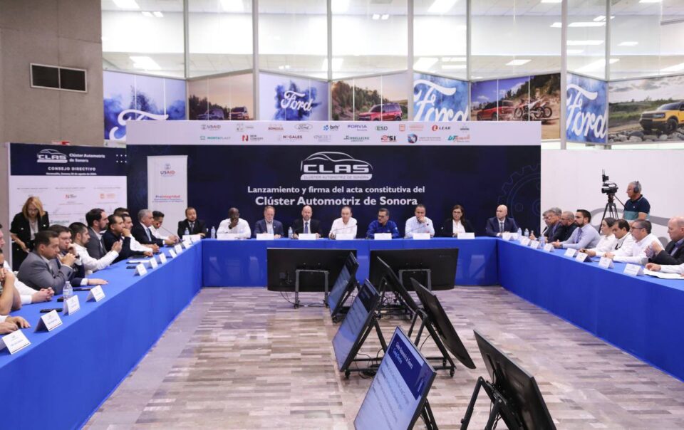 Anuncian nuevo cluster automotriz en Sonora