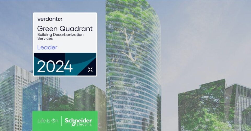 Schneider Electric es reconocido como líder para la descarbonización de edificios