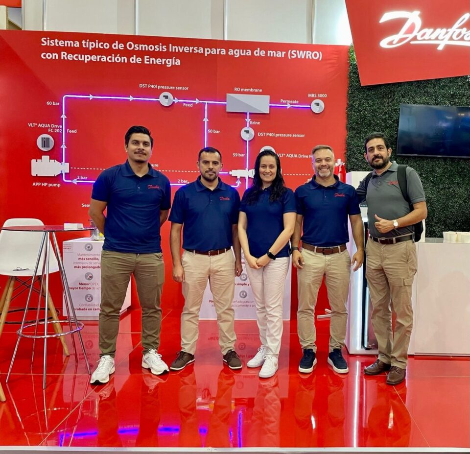 Danfoss presenta soluciones SWRO en Aquatech 2024