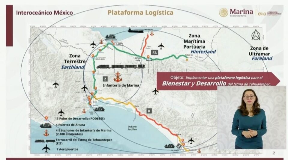 Arranque de operación total del Corredor Interoceánico en 2026